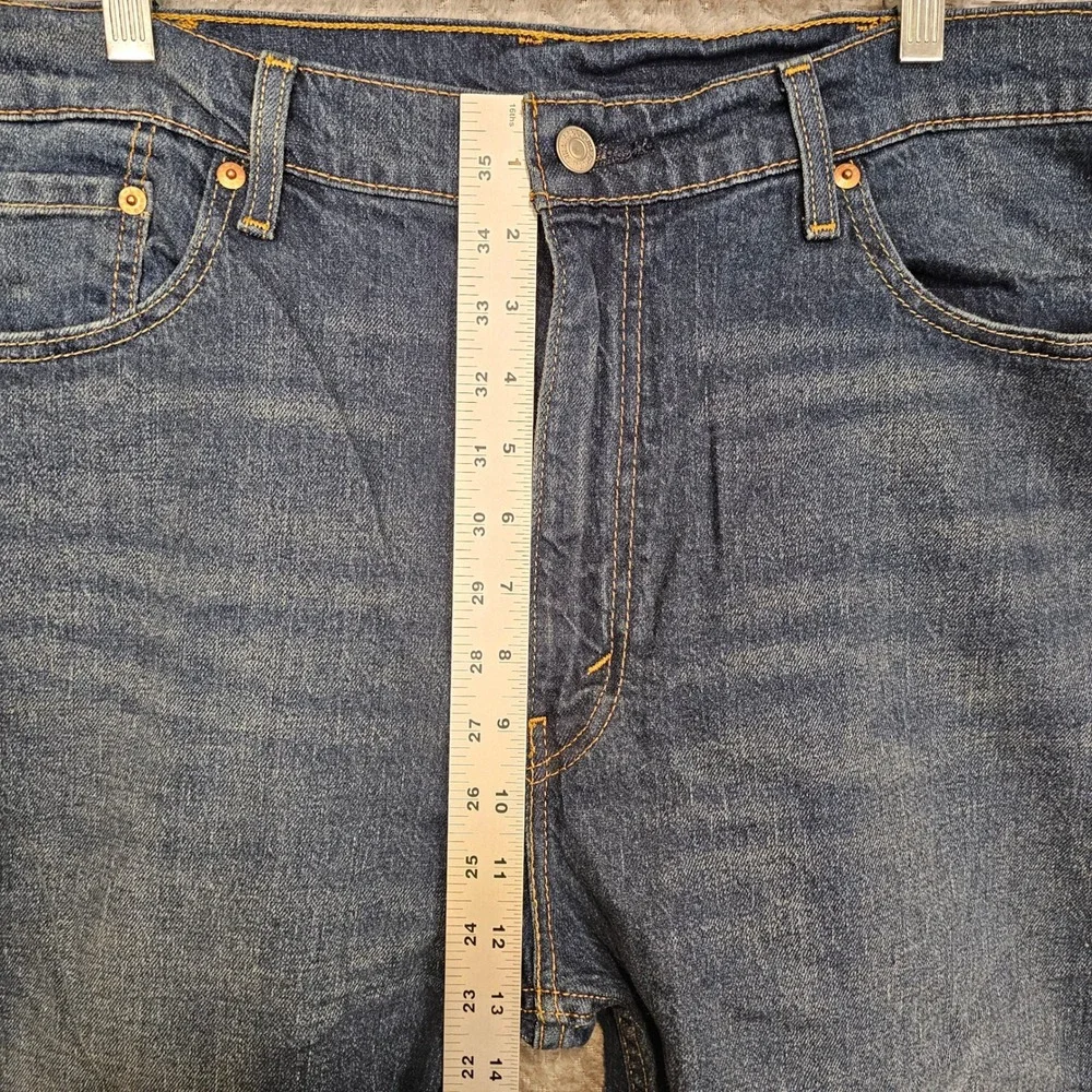 Levis 505 Regular Fit Straight Leg Mens‎ Jeans 40x32 Medium Wash Blue 00505-2668
